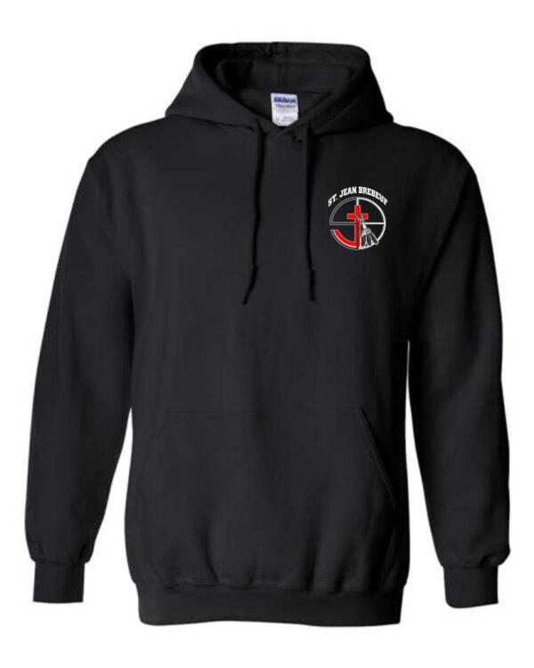 Black Hoody - Logo #2- Printed